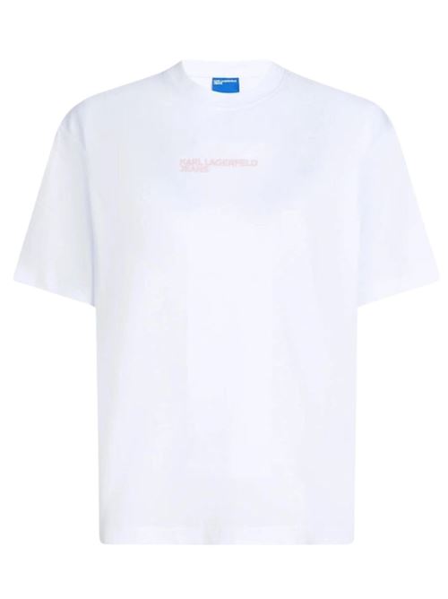 T-shirt con stampa sul retro Karl Lagerfeld jeans | B2W17069100